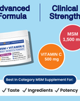 MSM + VITAMIN C | Body Benefits Powder