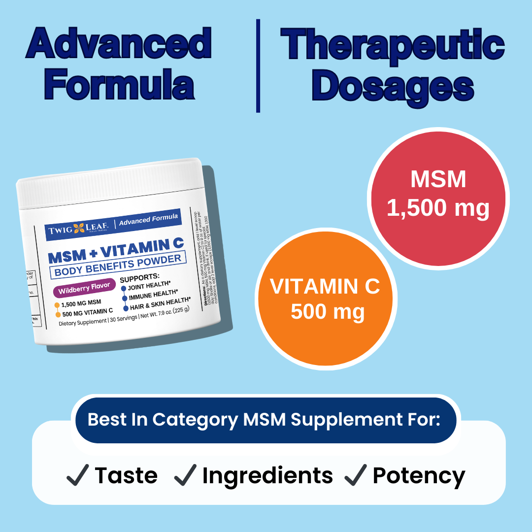 MSM + VITAMIN C | Body Benefits Powder