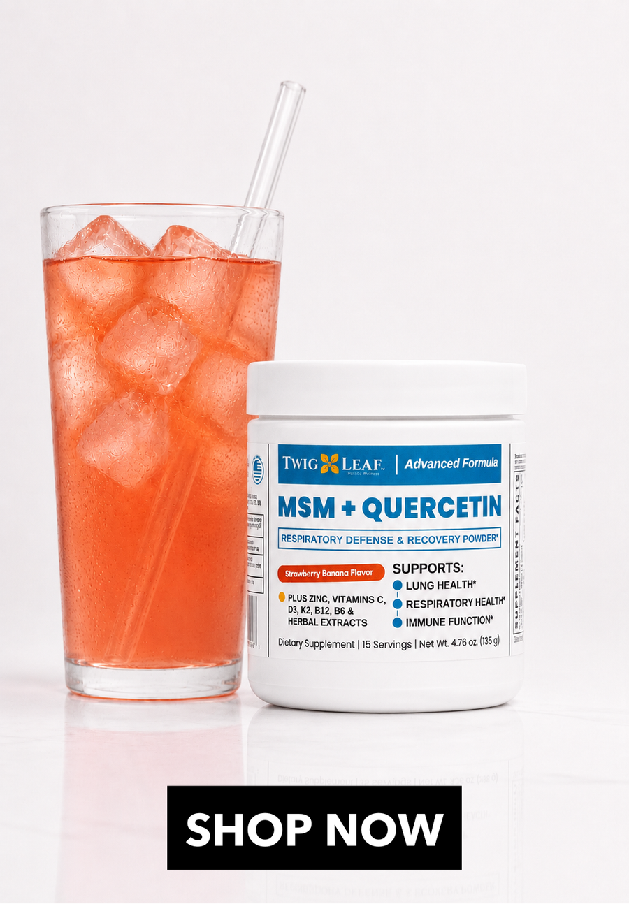 MSM + QUERCETIN Respiratory Defense & Recovery Powder