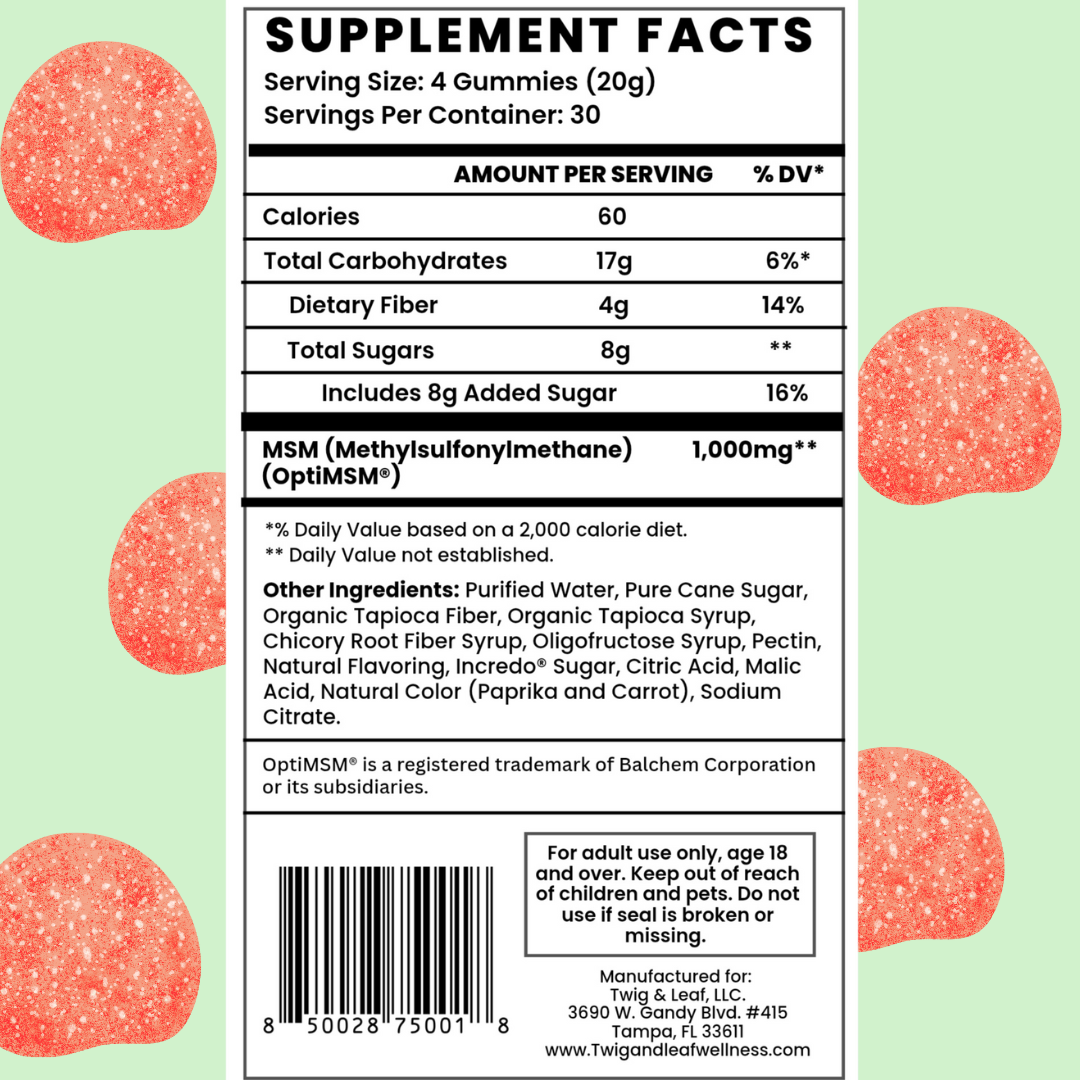 MSM Gummies | Whole Body Replenishment