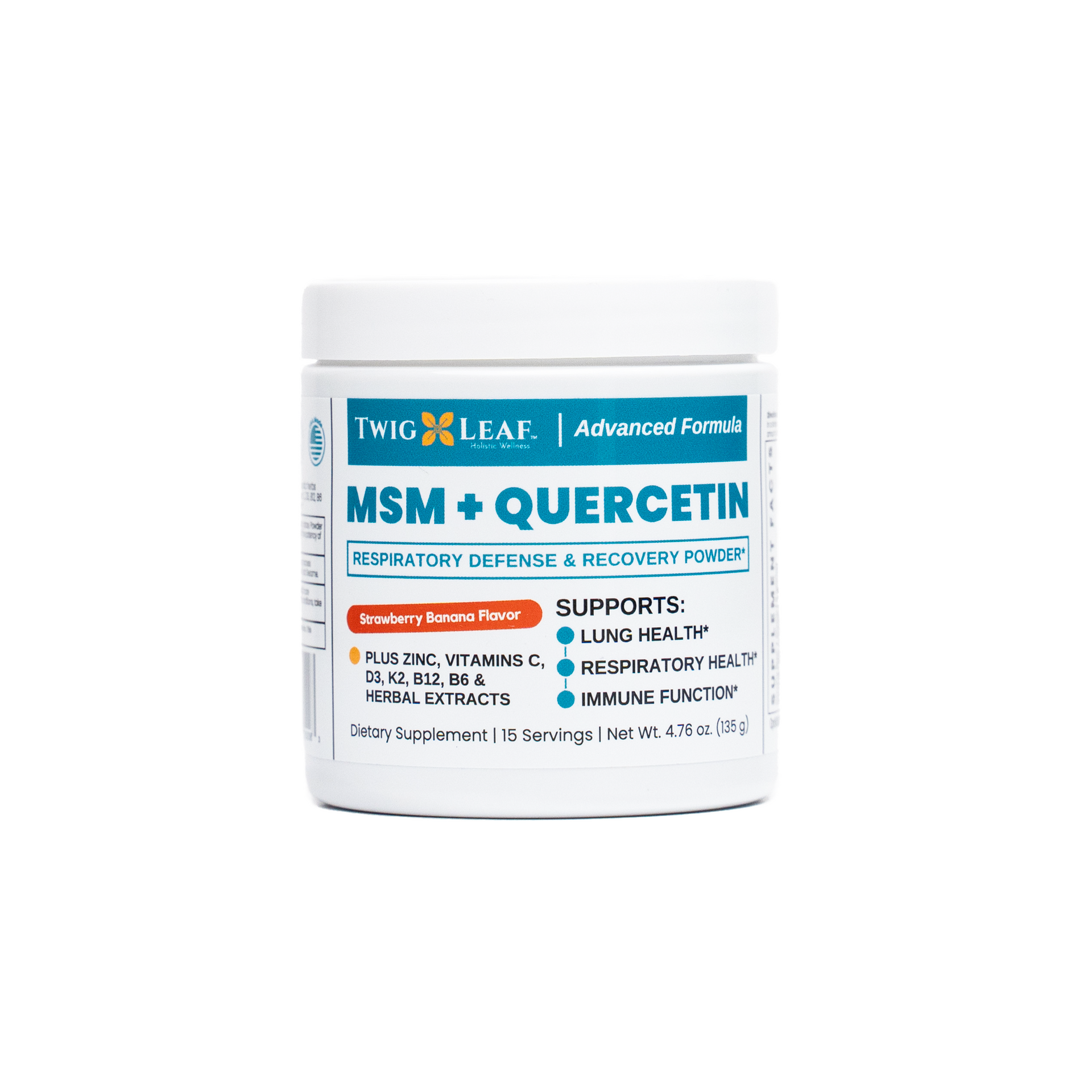 MSM + QUERCETIN Respiratory Defense & Recovery Powder – Twig