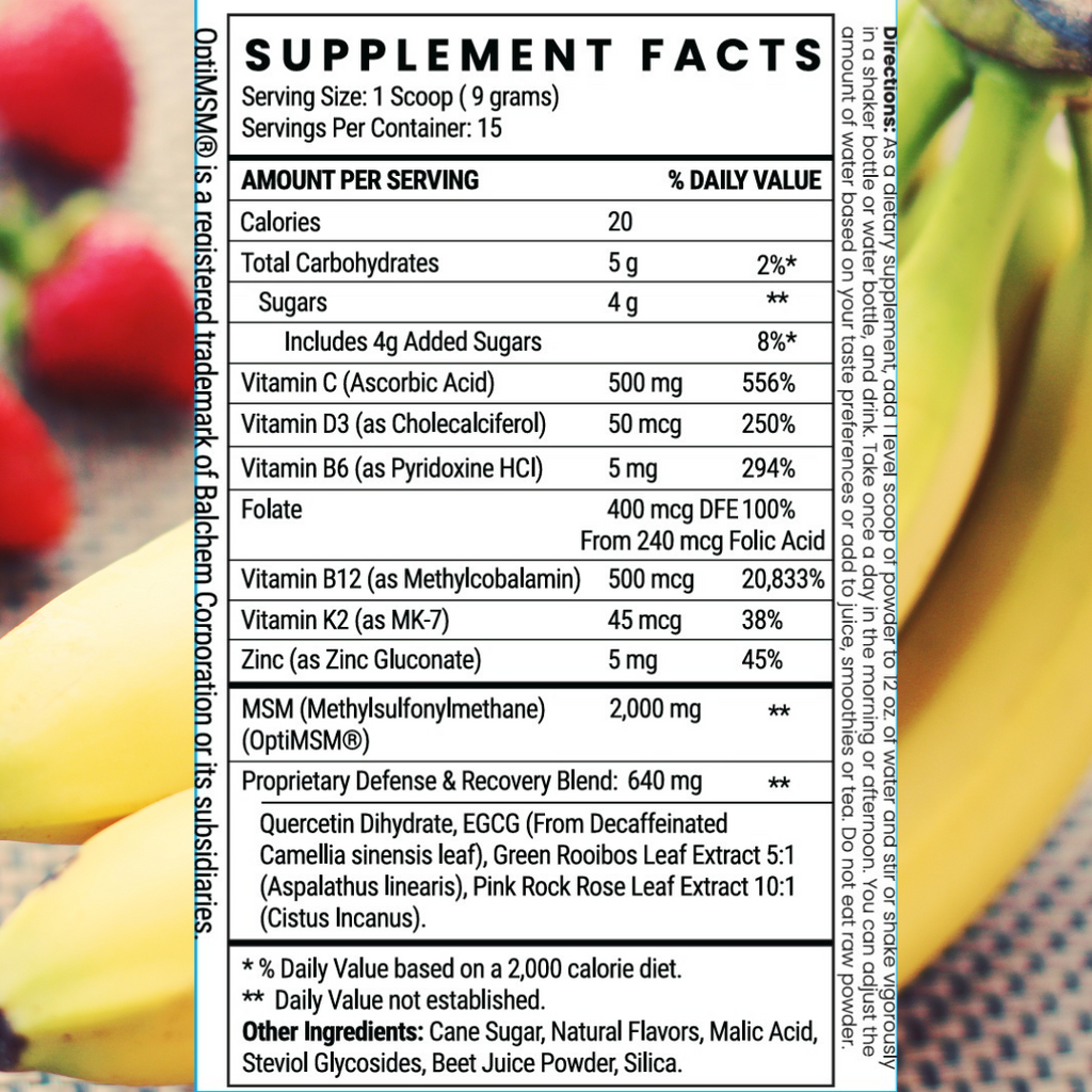 MSM + QUERCETIN | Respiratory Defense & Recovery Powder – Twig & Leaf ...